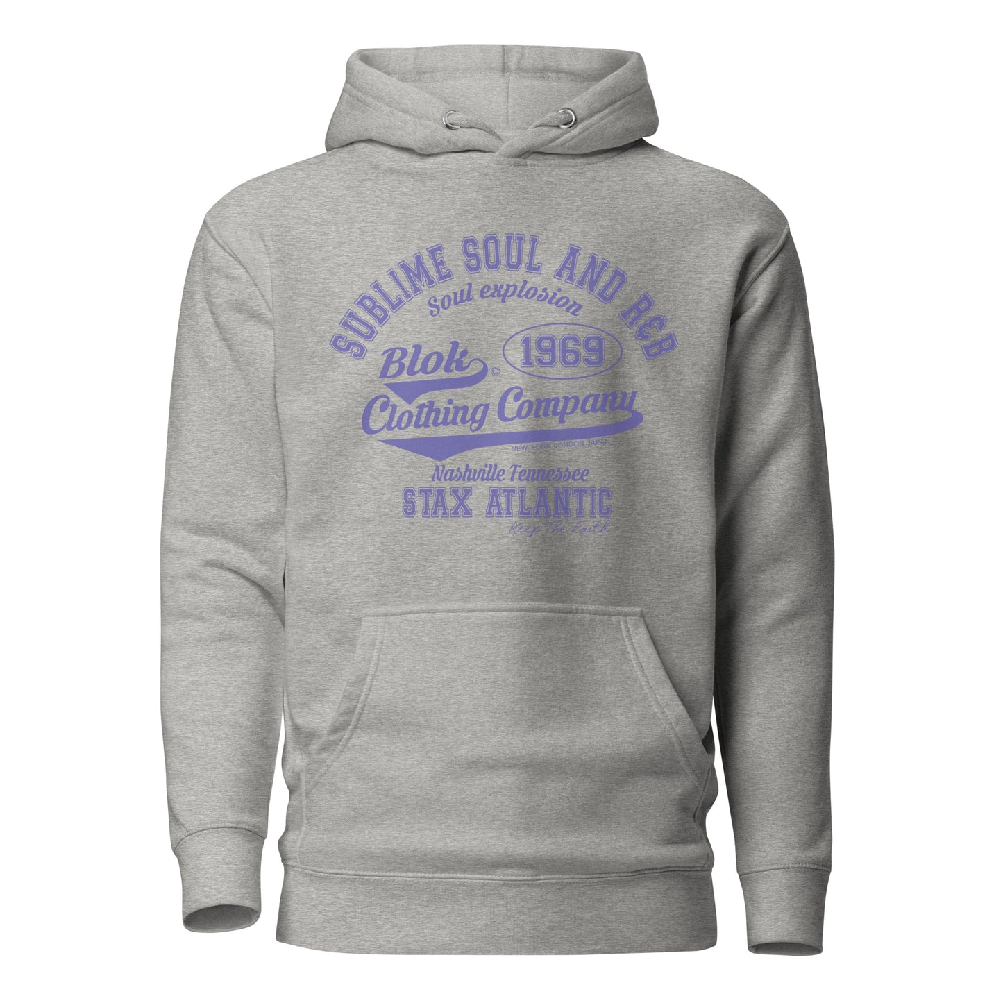 BLOK Sublime Soul - Purple Front Graphic Print Women's Hoodie