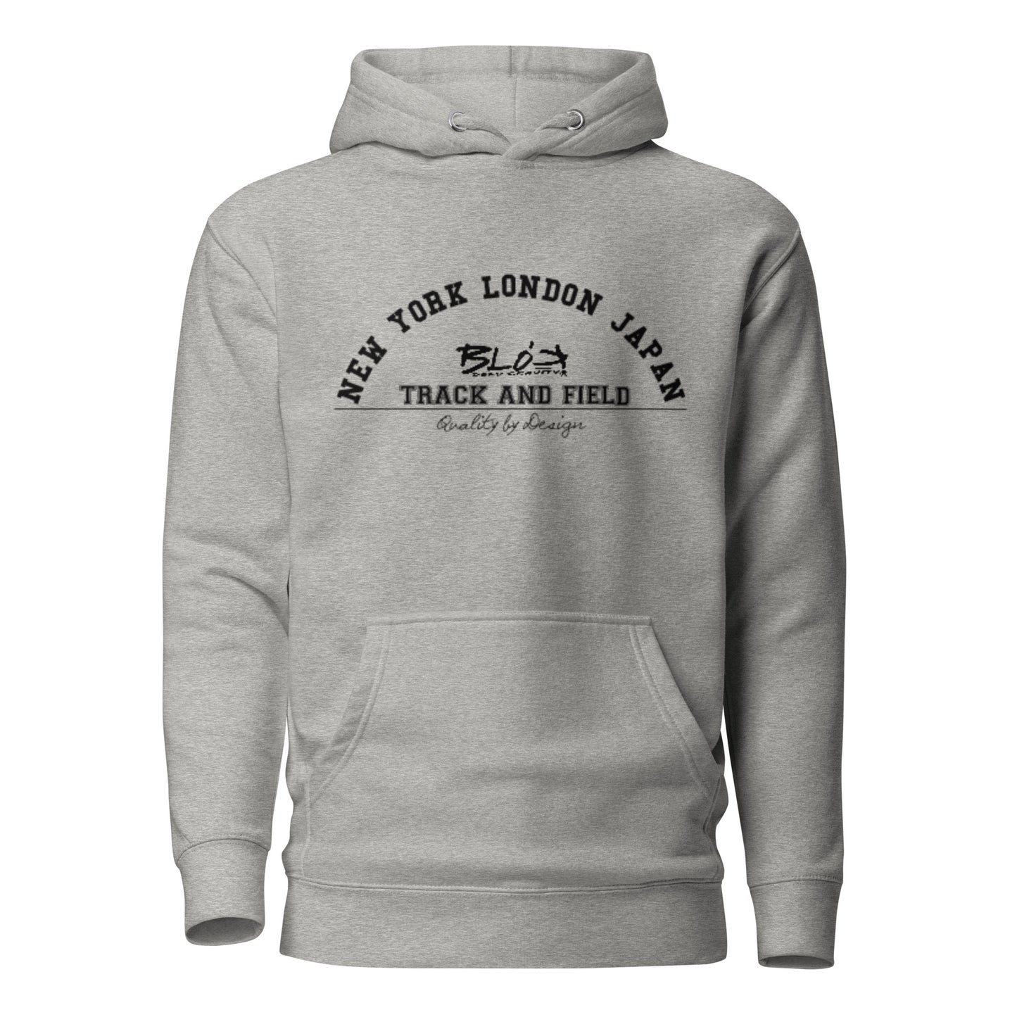 Track & Field - with Black Print - Men's Hoodie