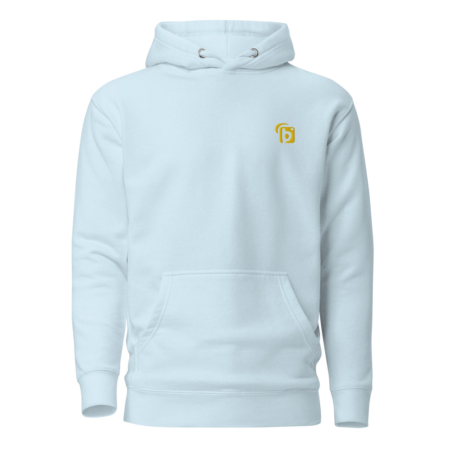 Blok Original Logo - in Gold Embroidery - Men's Blok Logo Hoodie