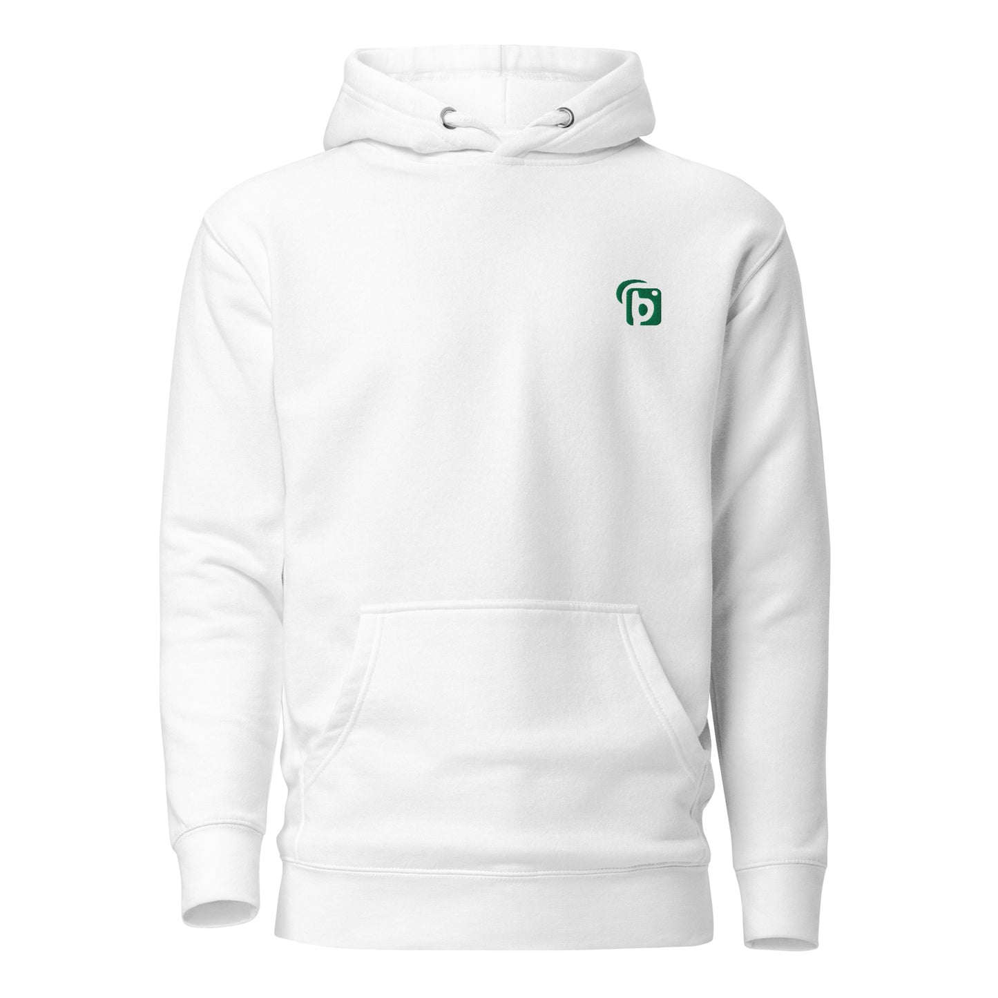 Original Logo - in Green Embroidery - Women's Hoodie