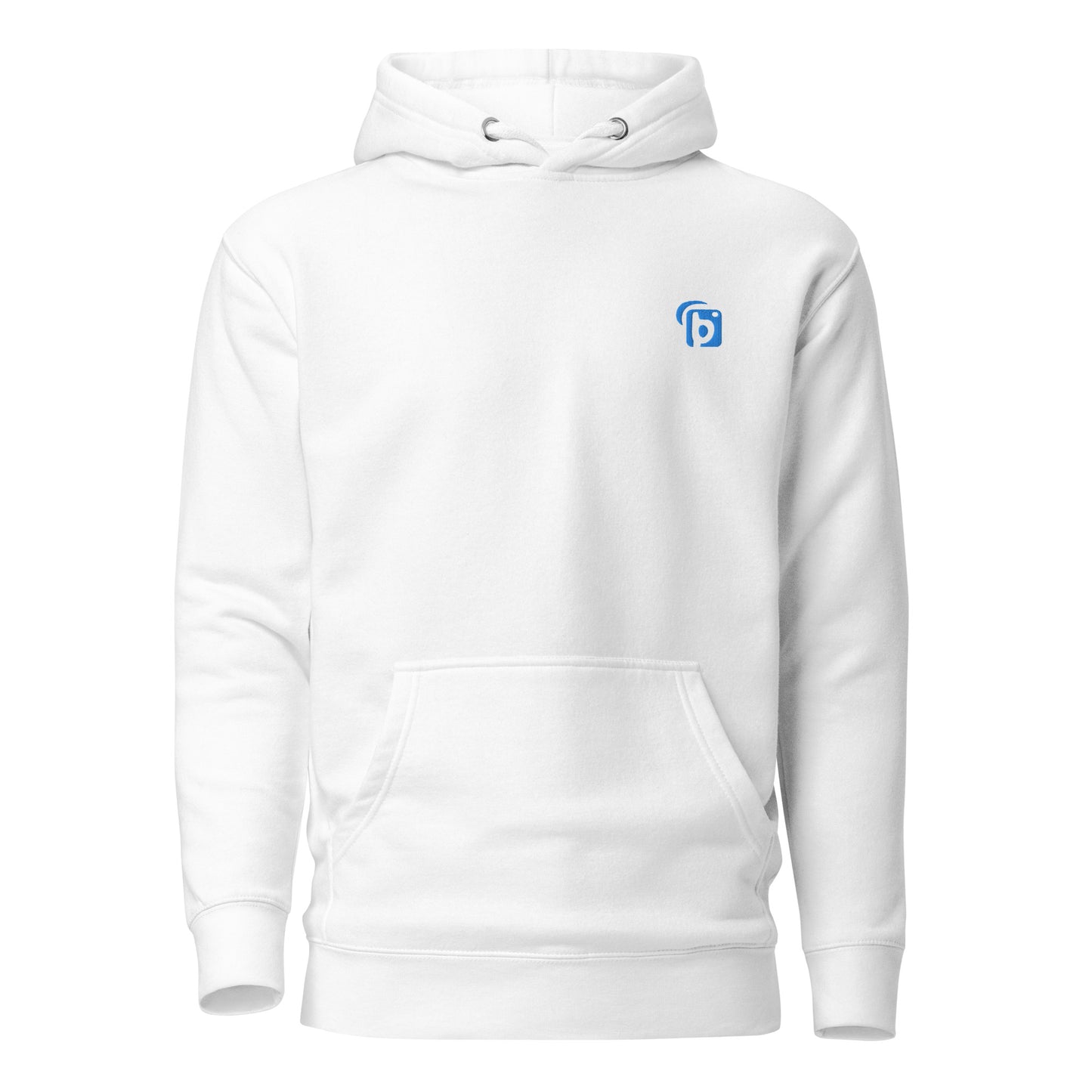 Original Logo - in Blue Embroidery - Women's Hoodie