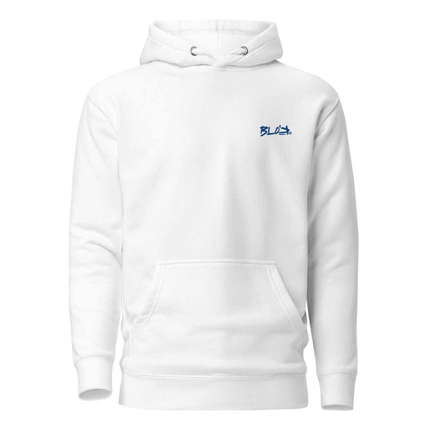 Essentials Small Logo - in Blue Embroidery - Women's Hoodie