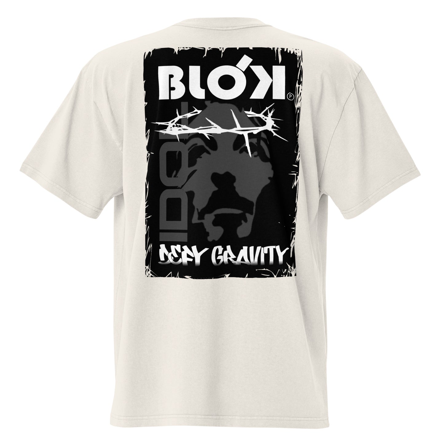 Christ Air - Front & Back Print - in White & Black - Men's Oversize