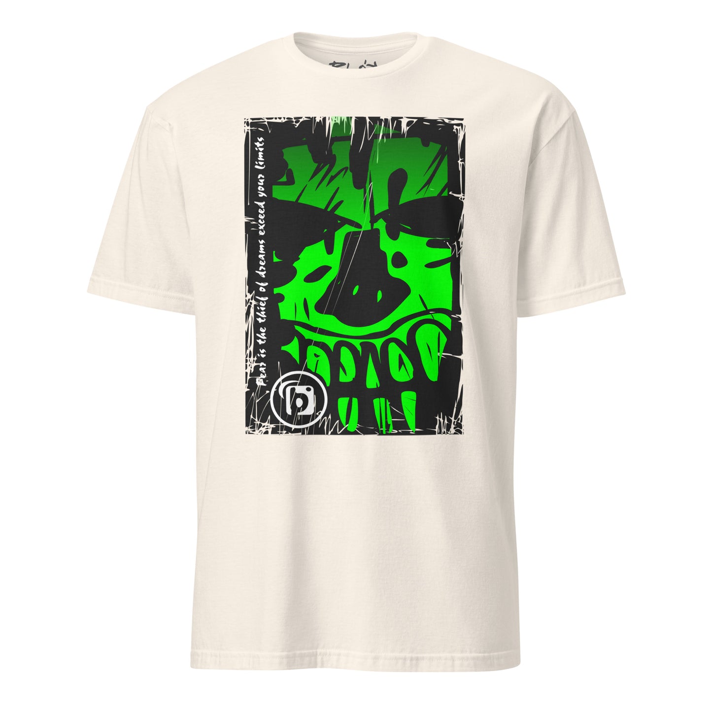 Tiki Skull - with Green Front Print - Women's Relaxed Fit