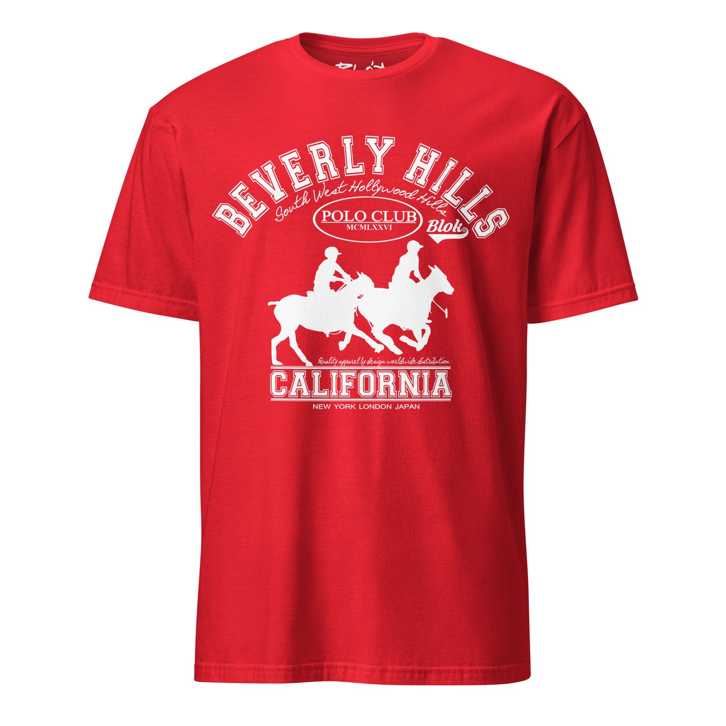 Beverly Hills Polo Club - Front Print in White - Women's Relaxed Fit