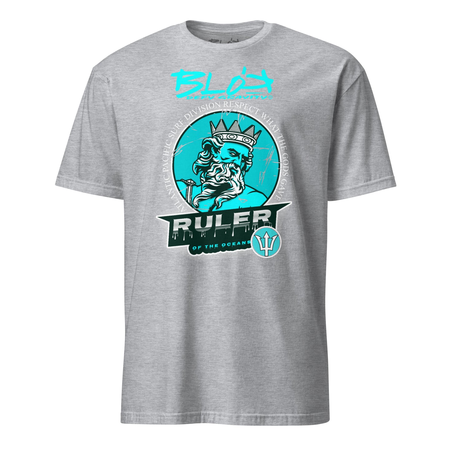 Ruler of the Oceans - Front Print - in Turquoise - Women's Relaxed Fit