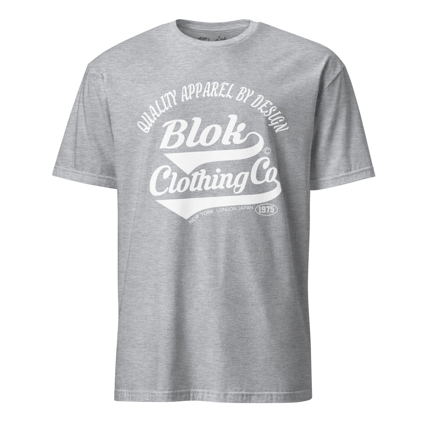 BLOK Quality Apparel By Design - White Front Print Women's Relaxed Fit Graphic T-Shirt