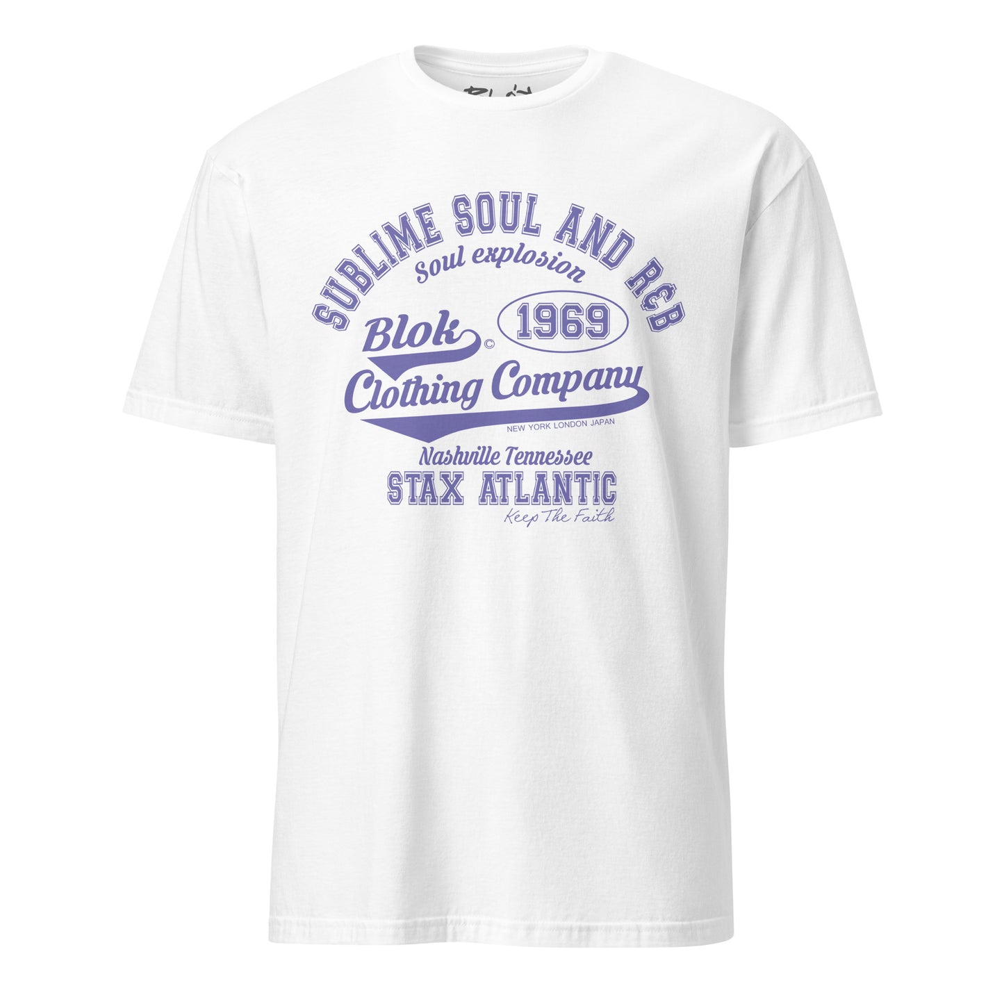 BLOK Sublime Soul - Purple Print Women's Relaxed Fit Graphic T-Shirt