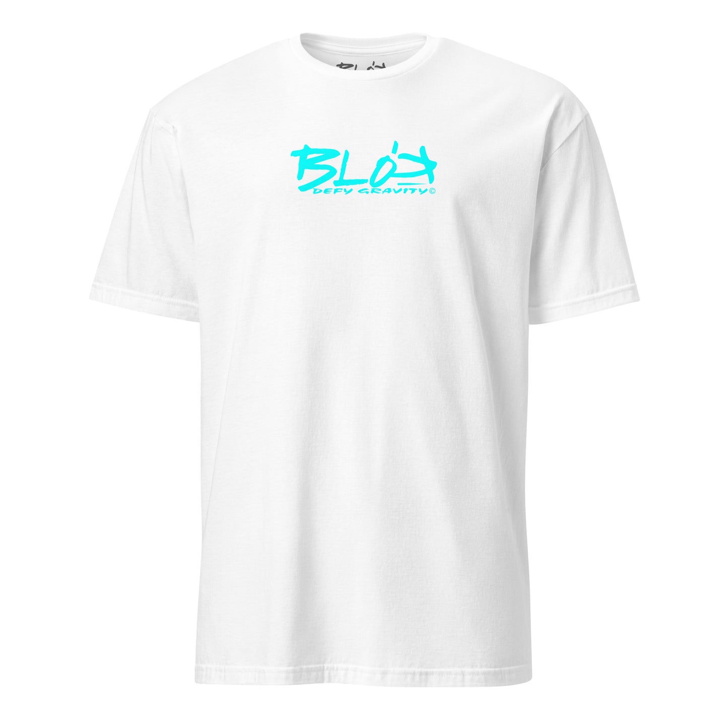 BLOK Essentials Large Logo - Turquoise Print Women's Relaxed Fit Graphic T-Shirt