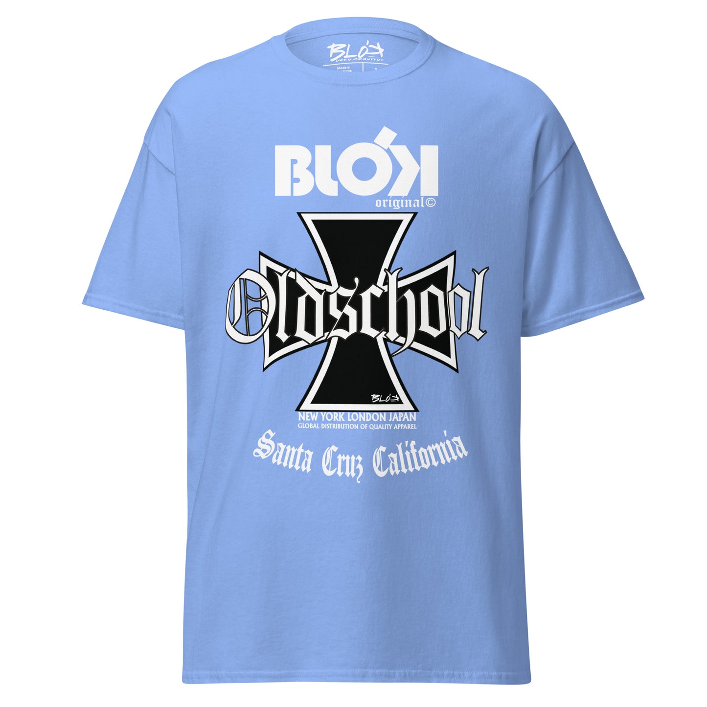 Iron Cross - White Print - Men's Loose Fit