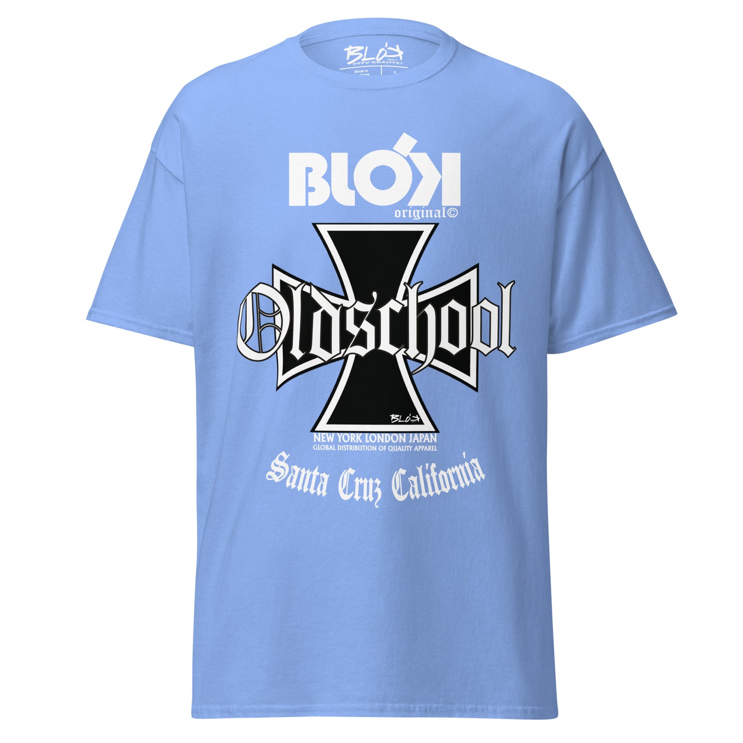 Iron Cross - White Front Print - Men's Loose Fit Graphic T-Shirt