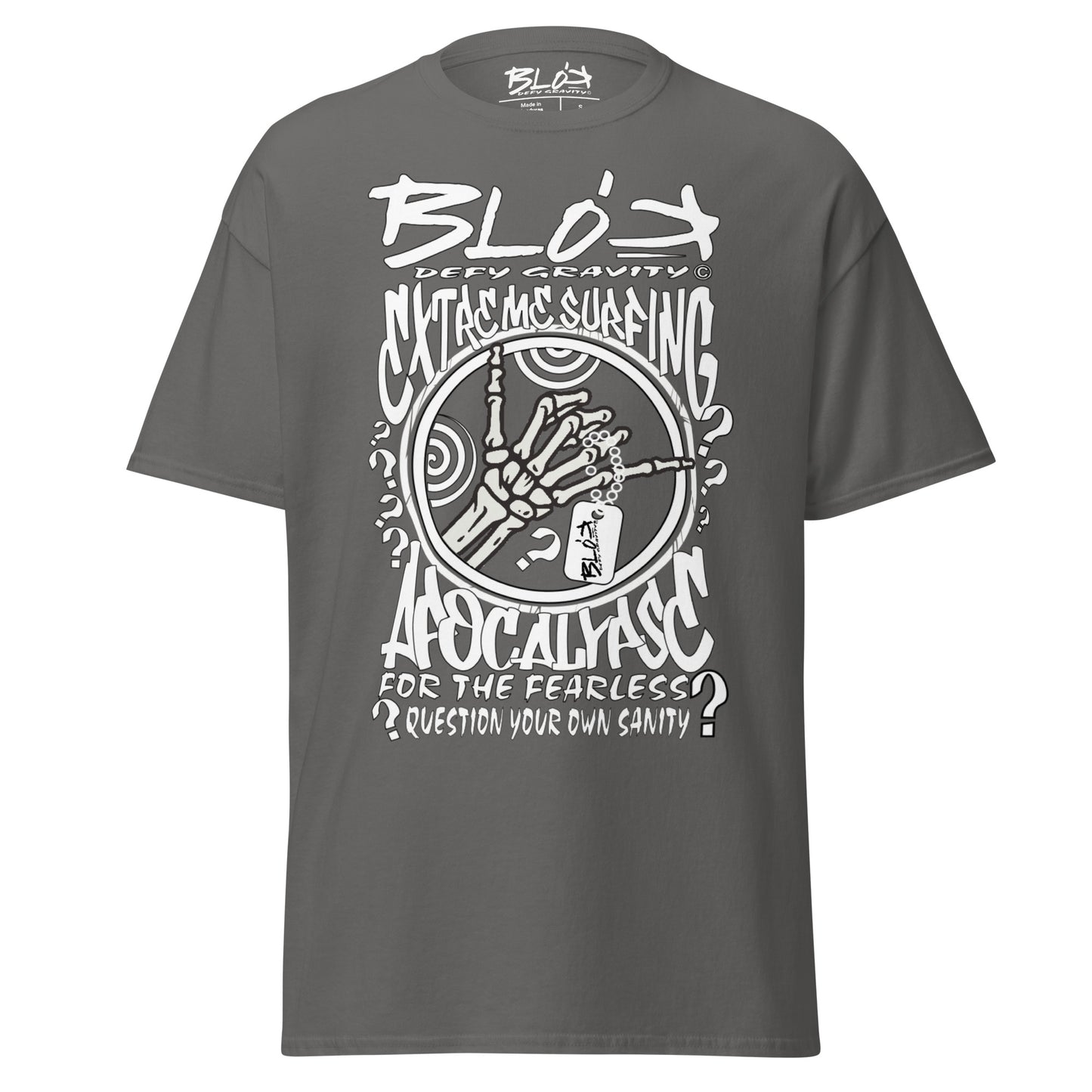 Apocalypse - Front Print in White - Men's Loose Fit