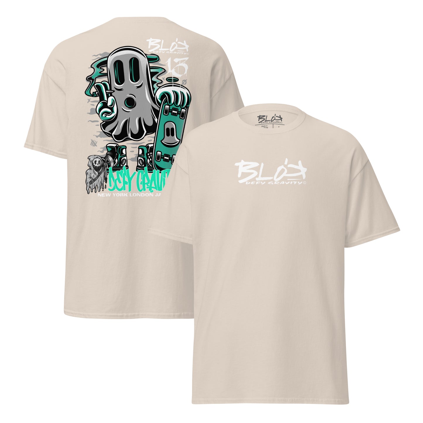 Ghosting - Front & Back Print - Men's Loose Fit