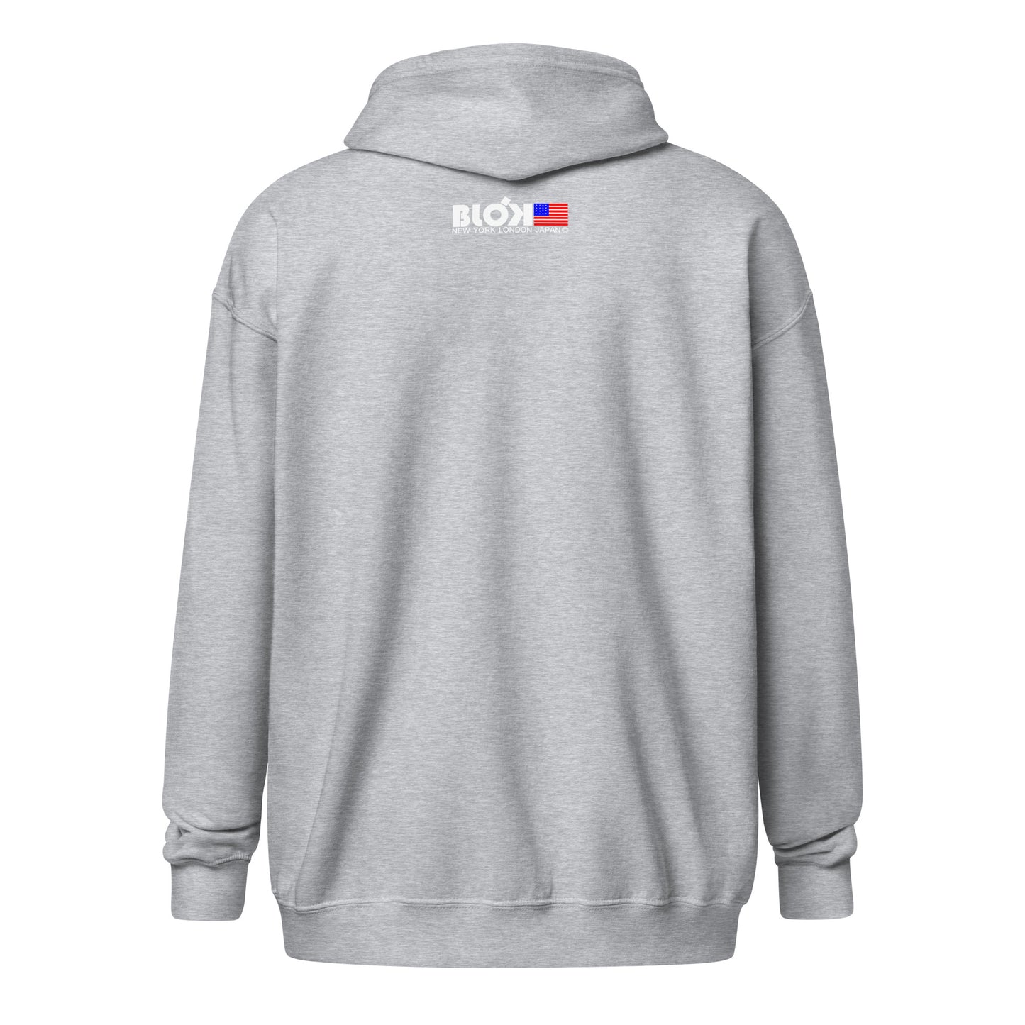 Blok Registered New York London Japan Premium zipped hoodie