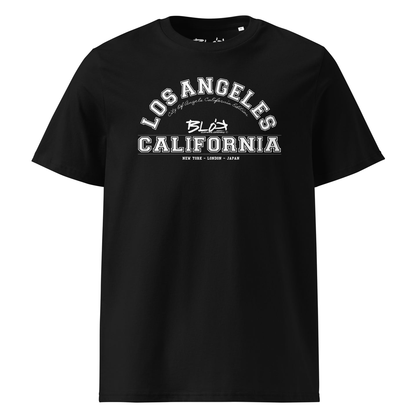 BLOK Los Angeles California - White Front Print Women's Relaxed Fit Graphic T-Shirt