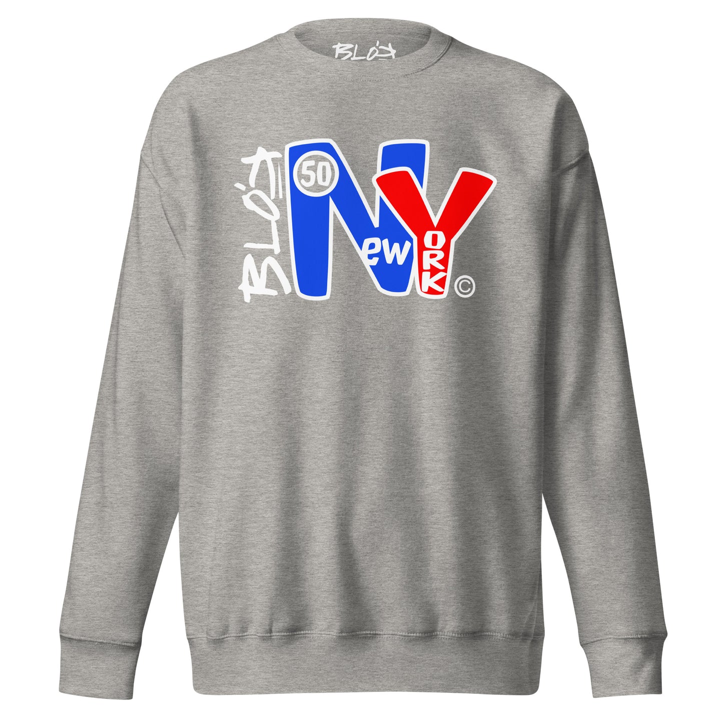 N.Y Blue & Red - Front Print - Women's Sweatshirt
