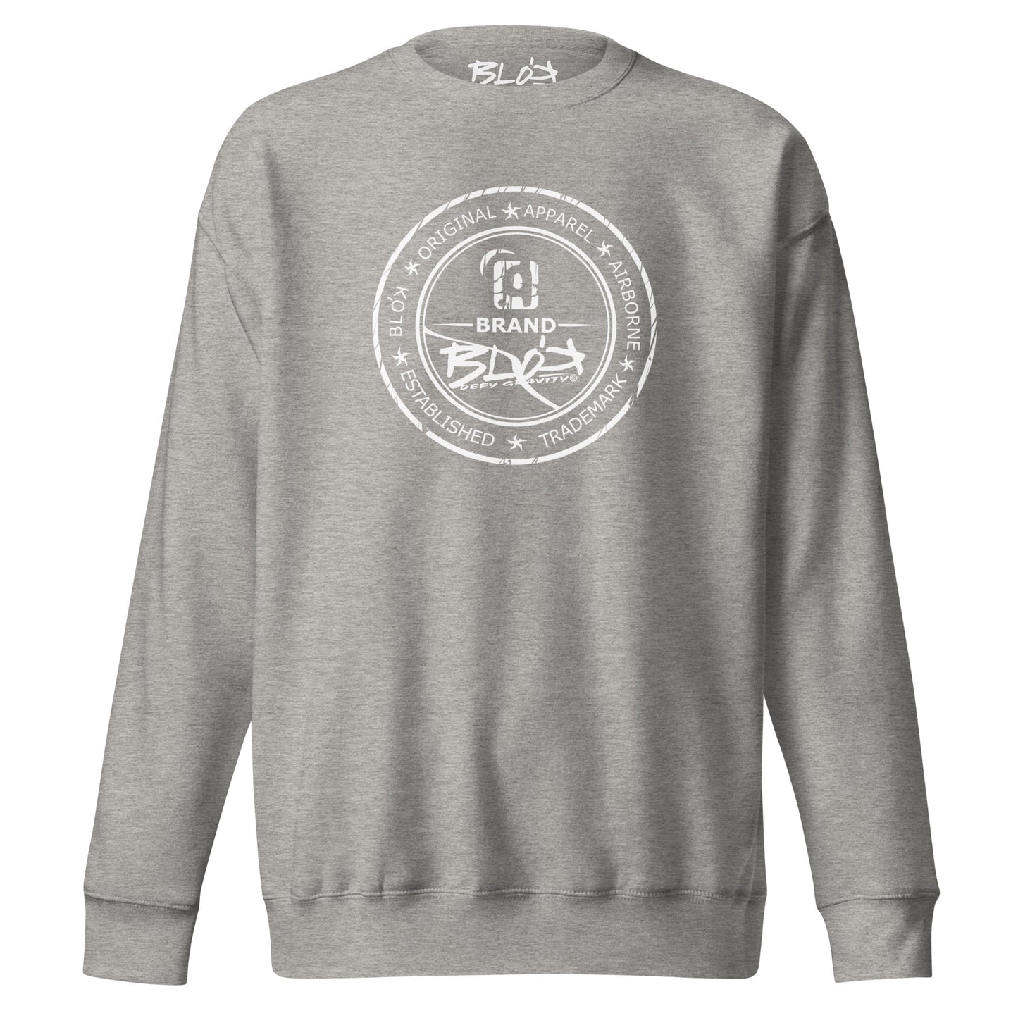 Original Apparel Stamp - in White Print - Men's Sweatshirt