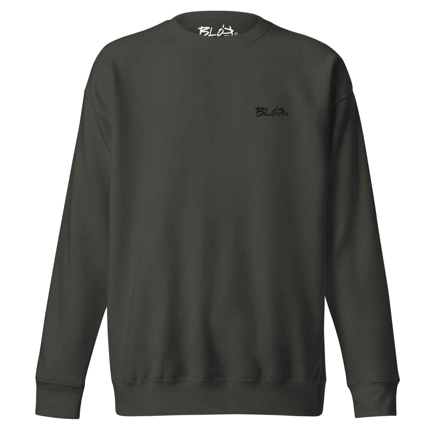 Blok Essentials Small Logo - Black Front Logo - Men's Embroidered Sweatshirt