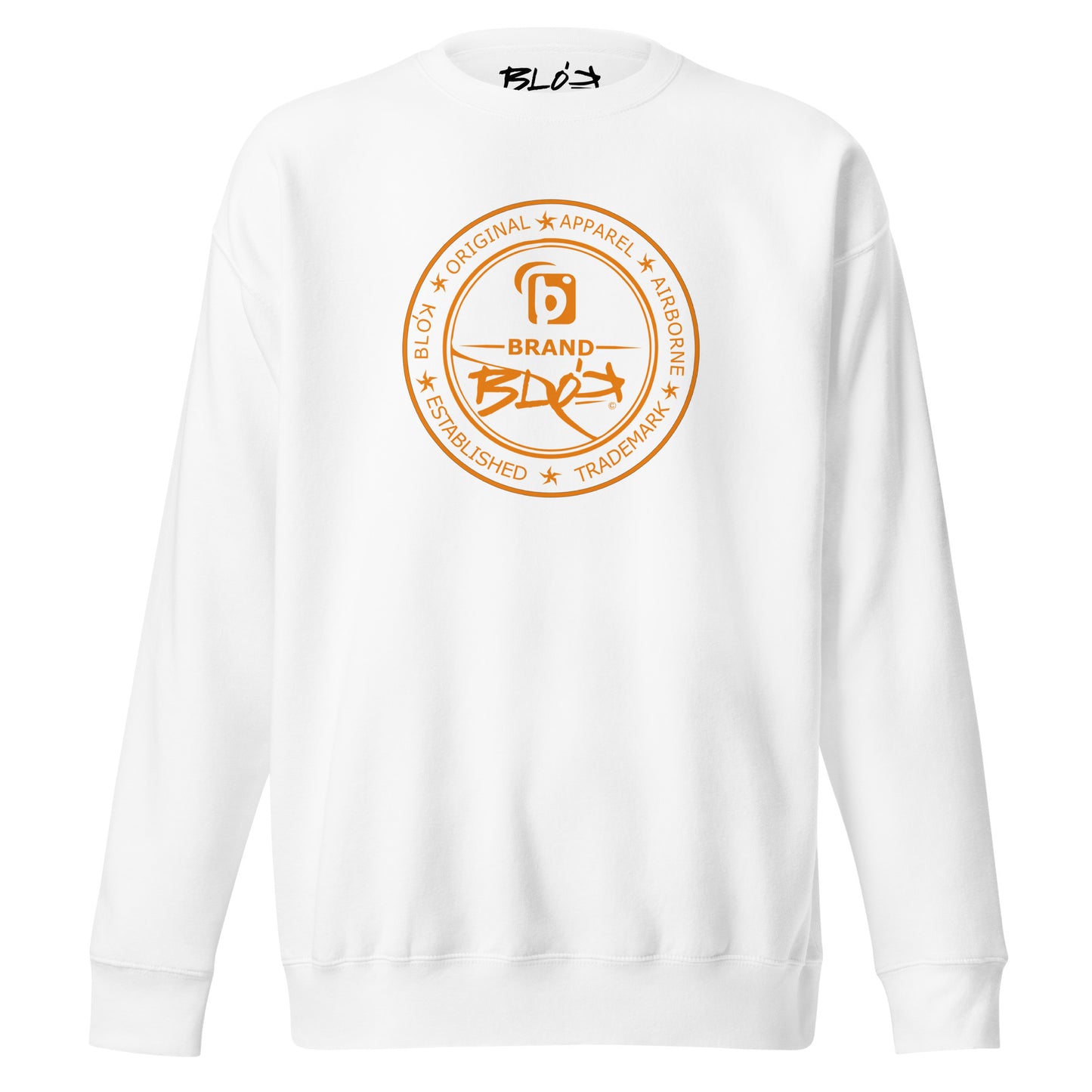 Original Apparel Stamp - Orange Print - Women's Sweatshirt