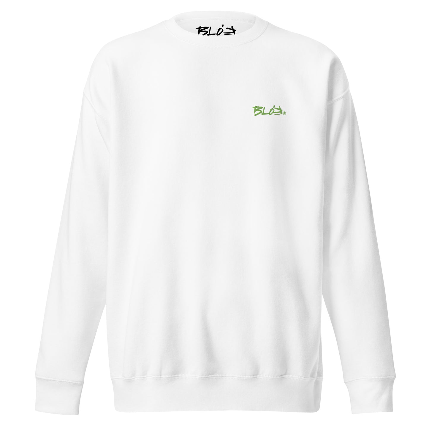 BLOK Essentials - Embroidered Green Women's Sweatshirt