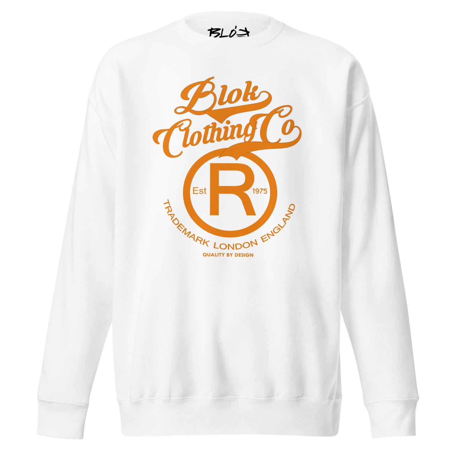 Registered Big R - with Orange Print - Men's Sweatshirt