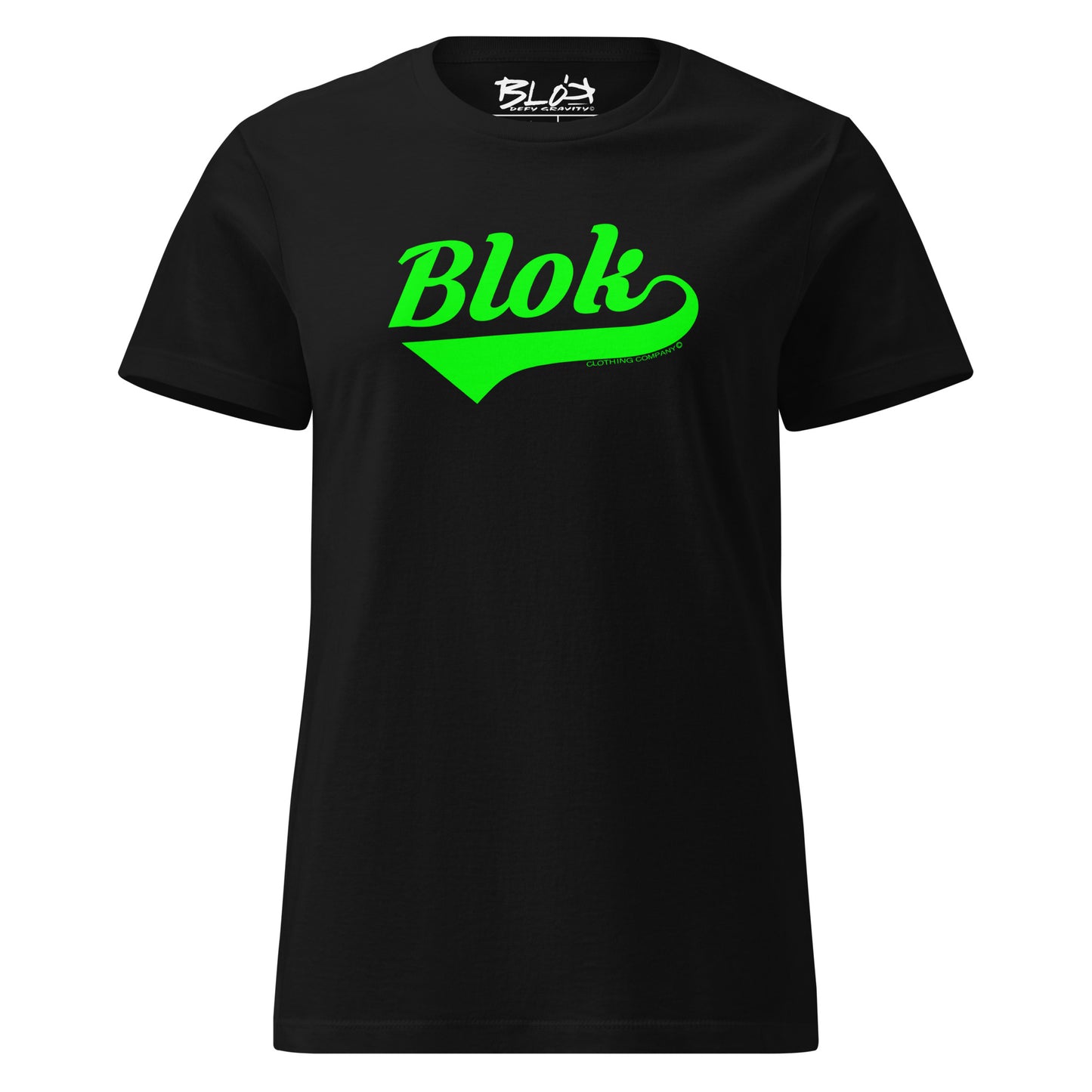 Blok Classic - Front Print in Green - Women's Slim Fit