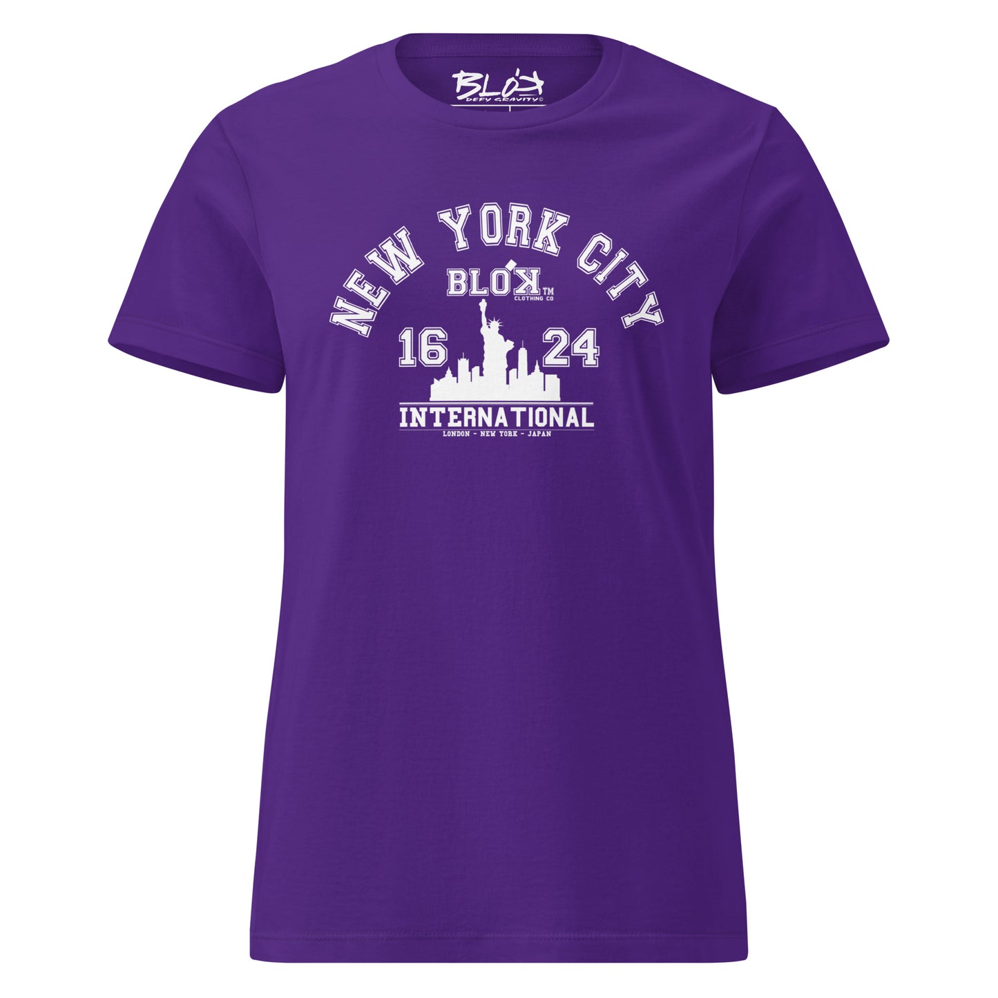 N.Y.C International - with White Print - Women's Slim Fit