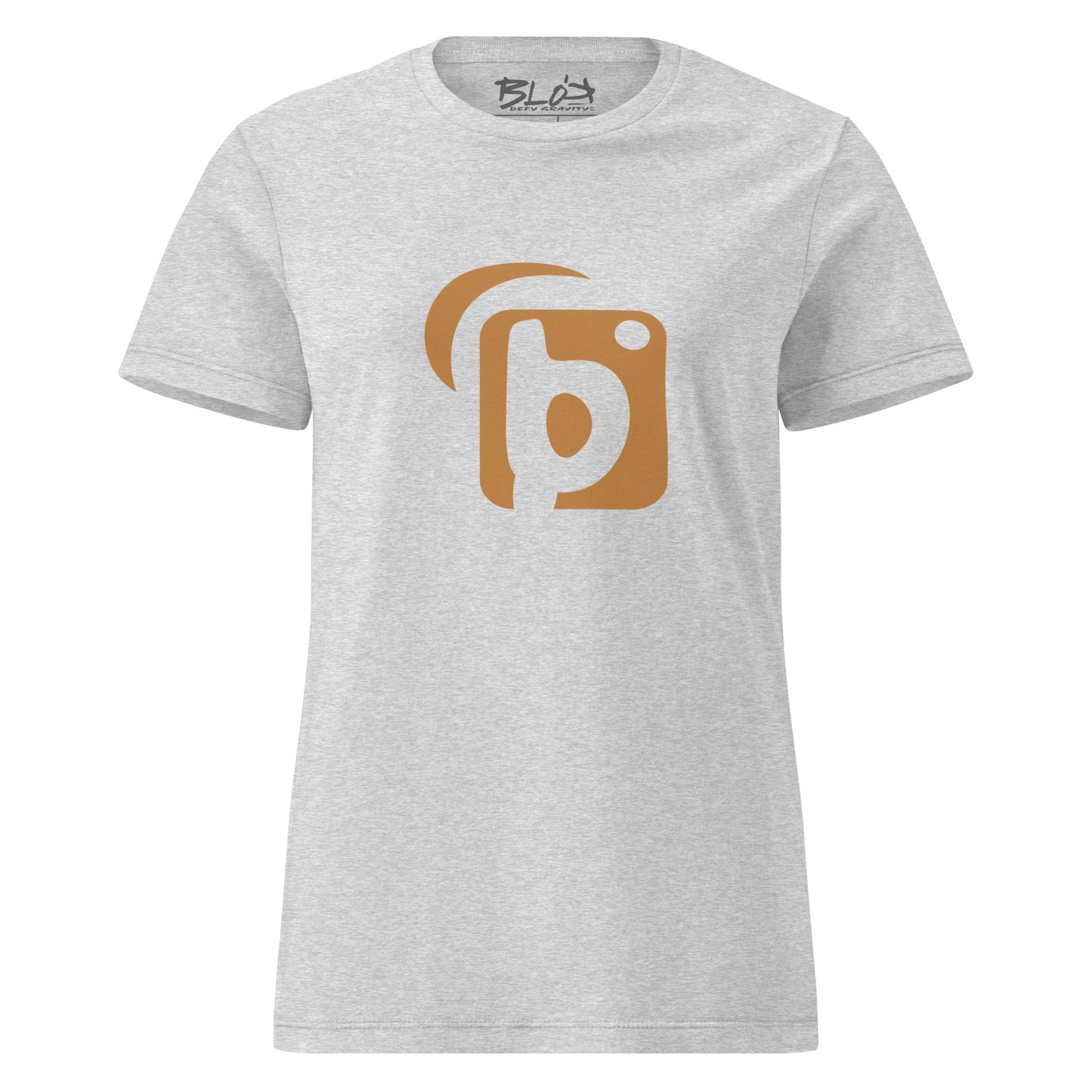 BLOK Original Logo - Gold Print Women's Slim Fit Graphic T-Shirt