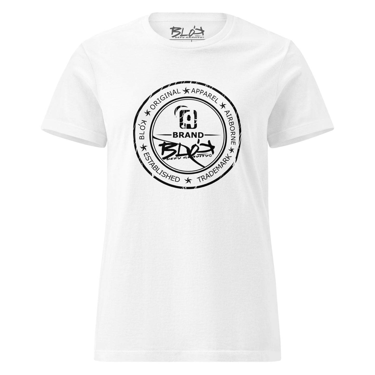 Original Apparel Stamp - in Black Print - Women's Slim Fit