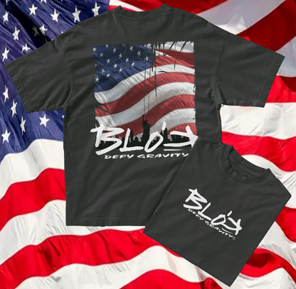 US Flag - Back & Front Print - Women's Oversize