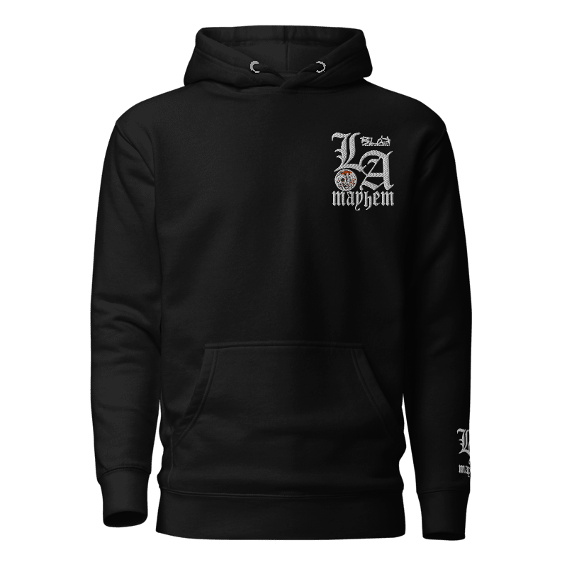 LA Mayhem - Embroidered Front & Arm Design - Men's Hoodie