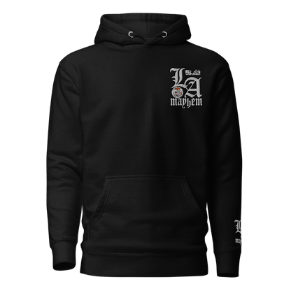 LA Mayhem - Embroidered Front & Arm Design - Men's Hoodie