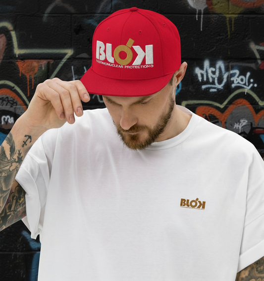 Snapback - Blok Thermo - Hat Gold and White