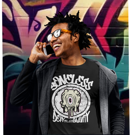 Boneless - Front Print - with White Logo - Men's Loose Fit