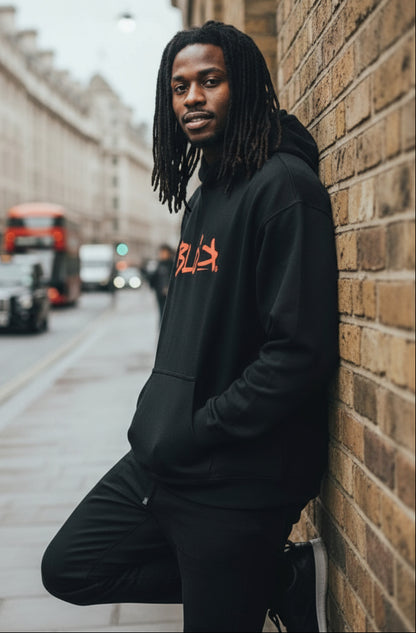 BLOK LOGO - Oversized Heavyweight Hoodie Men's