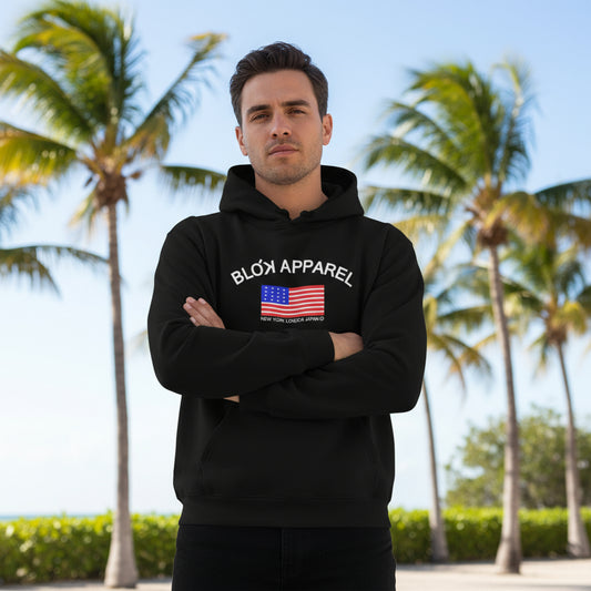 Blok Apparel Flagged - Oversized Premium Hoodie Men's
