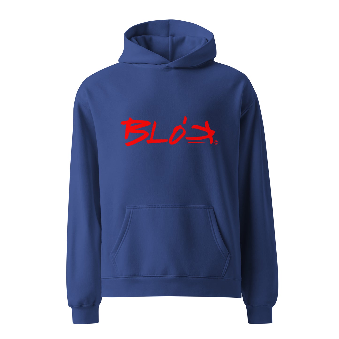 BLOK LOGO - Oversized Heavyweight Hoodie Men's