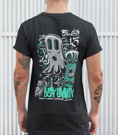 Ghosting - Front & Back Print - Men's Loose Fit