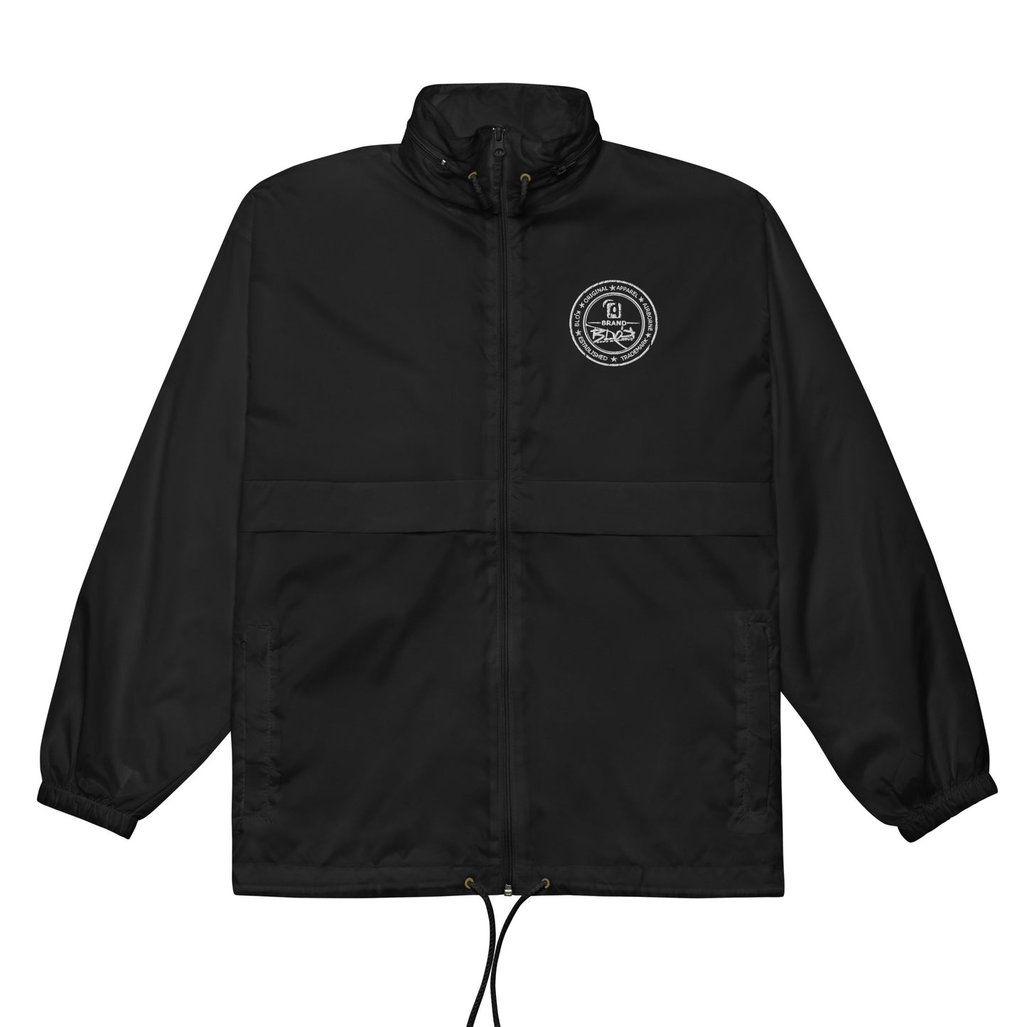 BLOK Windbreaker - Blok full circle logo - White embroidery