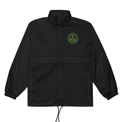 BLOK Windbreaker - Blok full circle logo - Lime embroidery