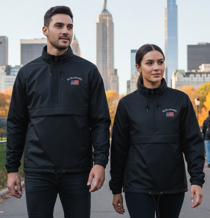 BLOK APPAREL - Windbreaker - New York - London - Japan - embroidered