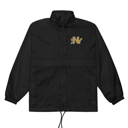 BLOK Windbreaker - NY - White & Gold embroidery