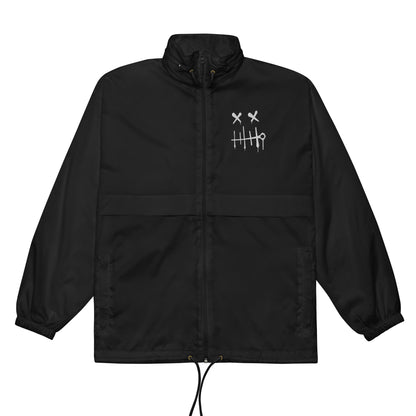 BLOK Windbreaker Stitch face - White embroidery