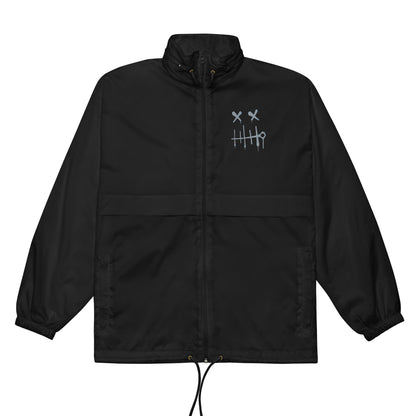 BLOK Windbreaker Stitch face - Grey embroidery