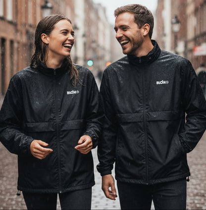 BLOK windbreaker - BLOK R - White embroidery