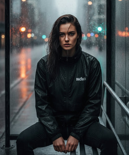 Blok Bold Logo - Windbreaker - White Embroidery