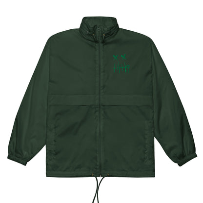 BLOK Windbreaker Stitch face - Green embroidery