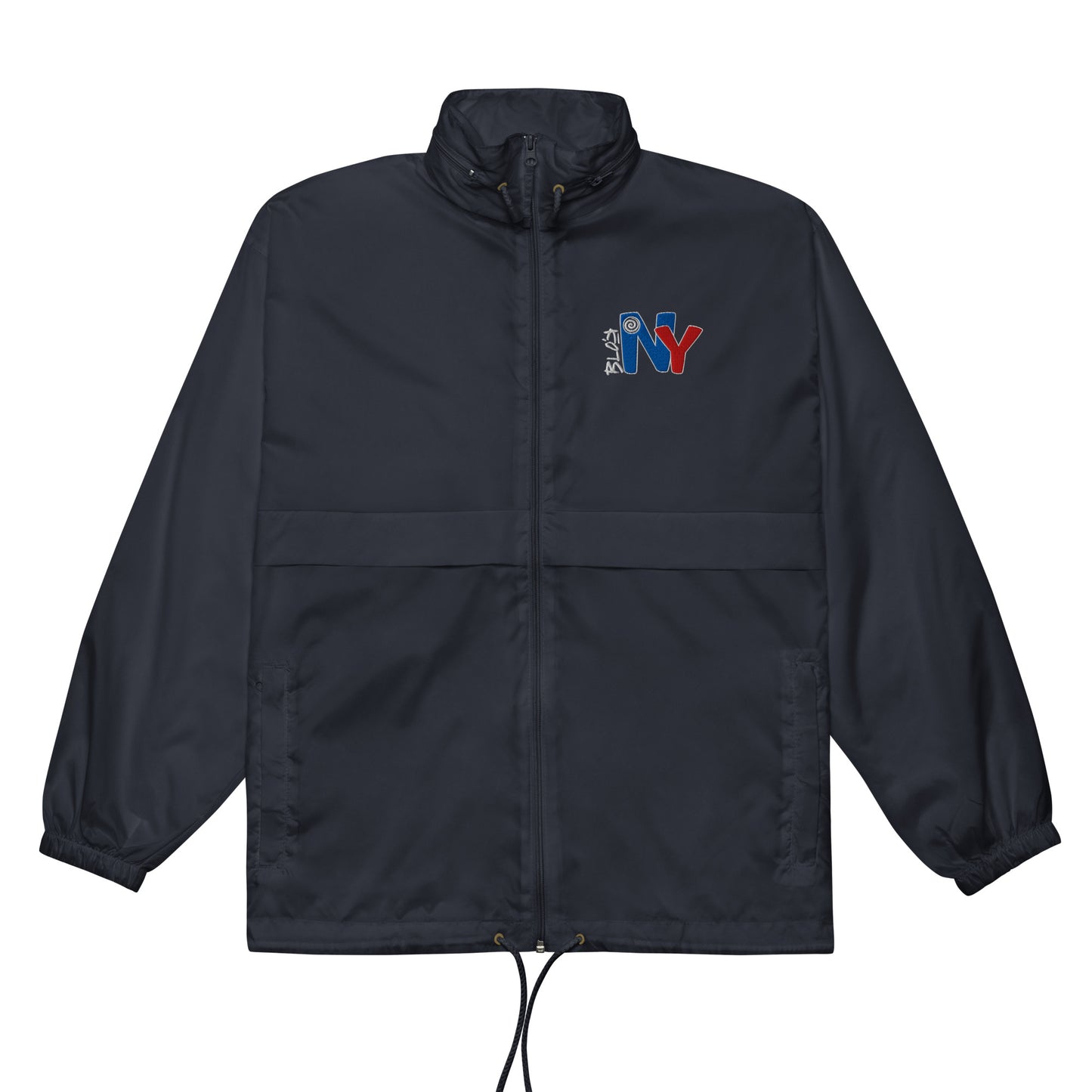 BLOK Windbreaker - NY - Original White Red Blue embroidery