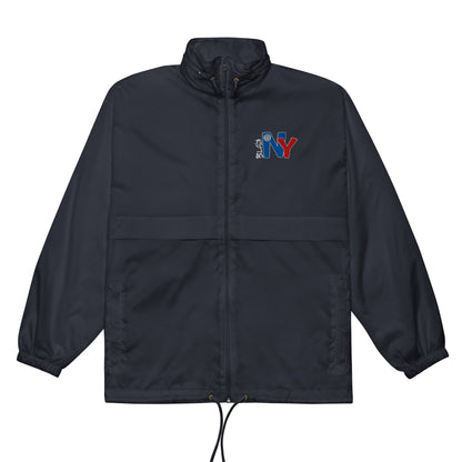 BLOK Windbreaker - NY - Original White Red Blue embroidery
