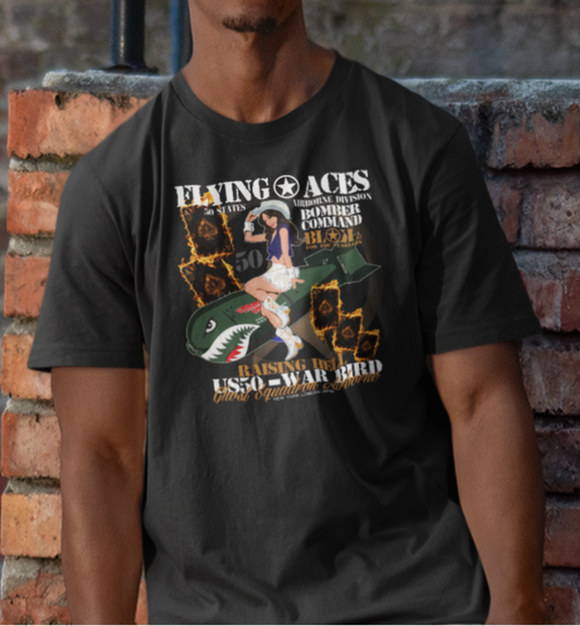 Bomber Command - Front Print - Men's Oversize